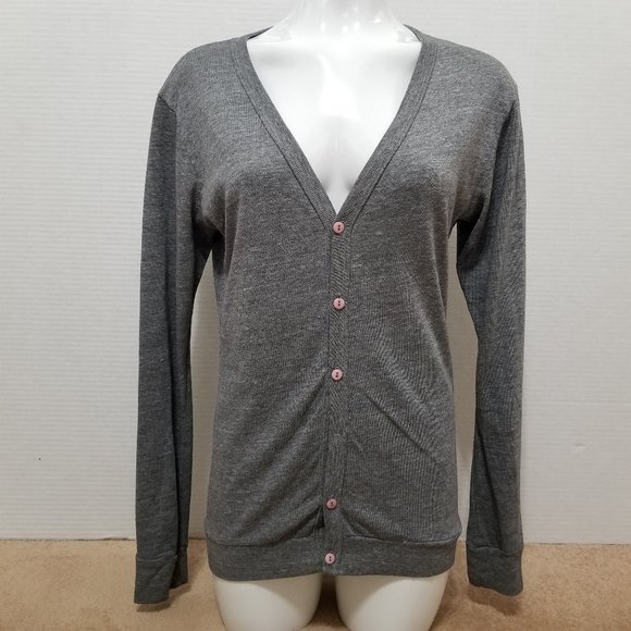 BDG cardigan XS button front v-neck marl knit sweater layering Urban Outfitters - Picture 1 of 11